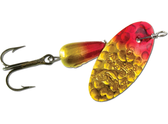 Bilde av Panther Martin - Hammered spinner - Red/Yellow, 7 gram