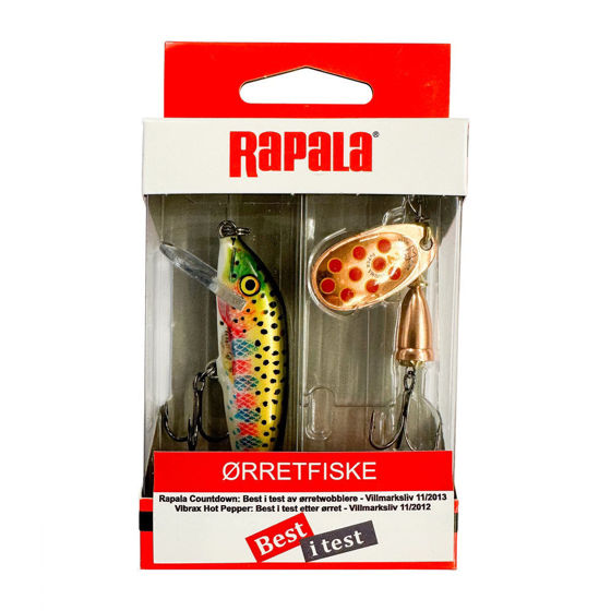 Bilde av Best i Test, Rapala/Vibrax Ørret Pakke