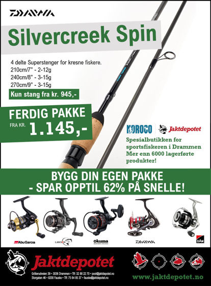 Bilde av Daiwa SILVERCREEK SPIN 7' 4pc 2-12g