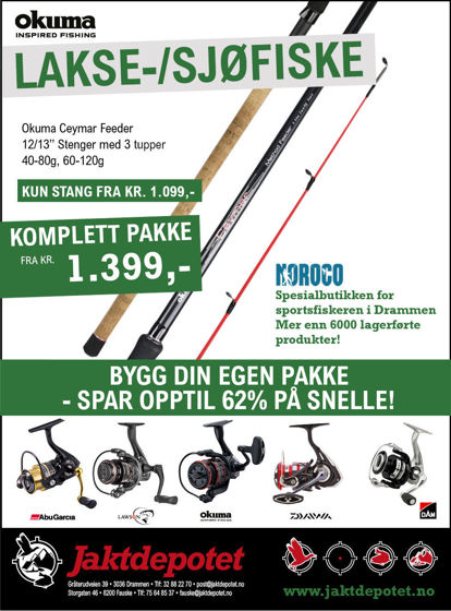 Bilde av Okuma Ceymar Feeder 12''/366cm 40-80gr 3delt