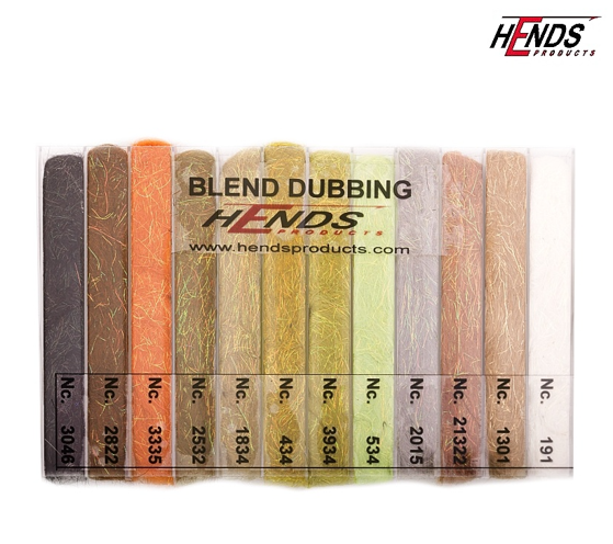 Bilde av Hends Blend Dubbing Box Natural 12 Farger