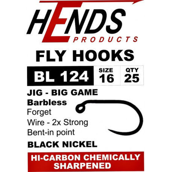 Bilde av Hends BL124 Black Nickel Jig Krok