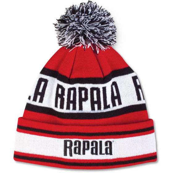 Noroco. Rapala LOGO Beanie Black/Red/White