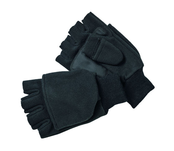 Bilde av Kinetic Wind Stop Fold Over Mitt Black