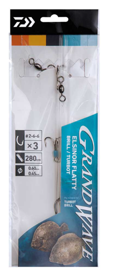 Bilde av Daiwa GW ELS FLAT BRILL-TURBOT 2,6,6